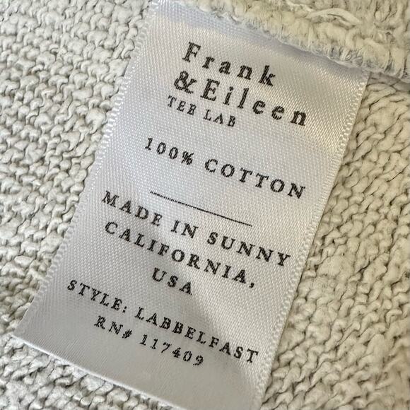 FRANK & EILEEN Belfast Peacoat Jacket Gray Double Breasted Fleece - Picture 8 of 11